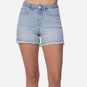 Judy Blue Braided Denim Women's Shorts - High Waist